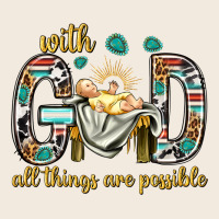 With God All Things Are Possible With Baby Jesus Bbs Zipper Hoodie | Teevron