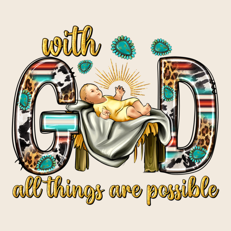 With God All Things Are Possible With Baby Jesus Bbs Zipper Hoodie by BundleAndBundleShop | Teevron