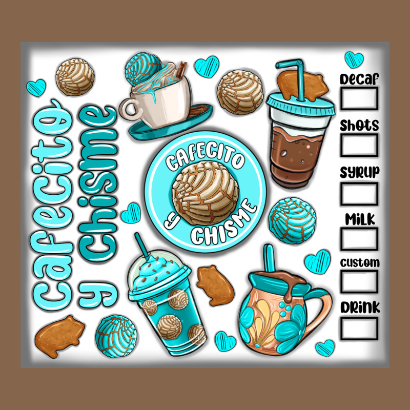 Cafecito Y Chisme Premium Tee by MaliasSmallBusiness | Teevron