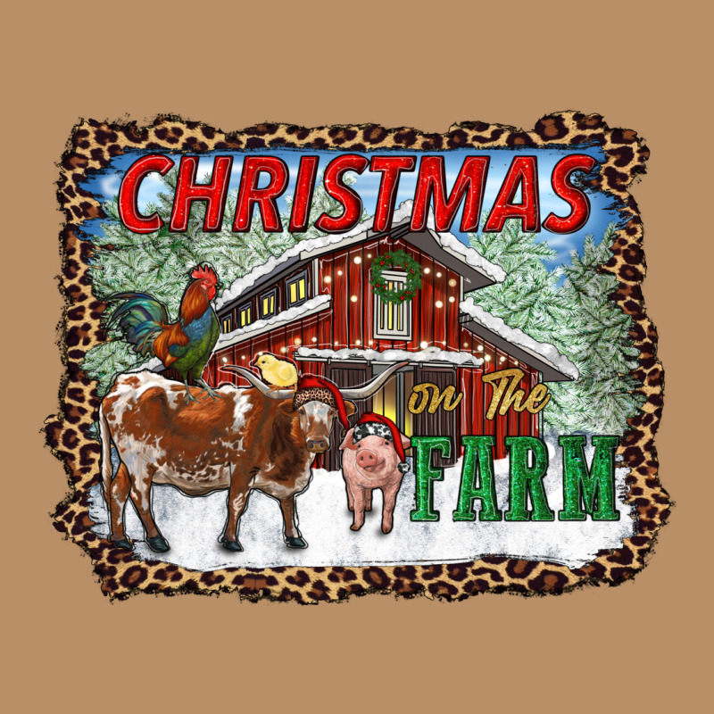 Christmas On The Farm Vintage Hoodie by RanaPortraitStore | Teevron