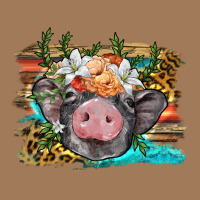 Baby Pig With Floral And Western Background Classic Tee | Teevron