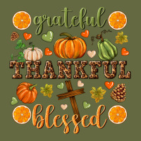 Grateful Thankful Blessed Long Sleeve Tee | Teevron
