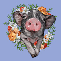 Baby Pig Floral Wreath Classic Tee | Teevron