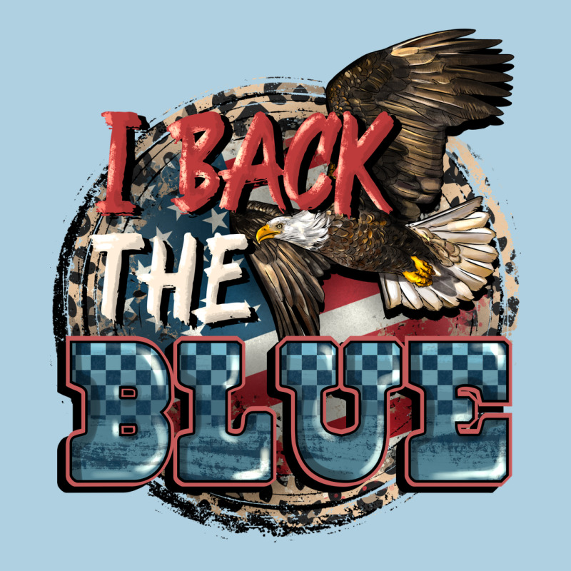 I Back The Blue Premium Hoodie by FaDigitalArtStudio | Teevron