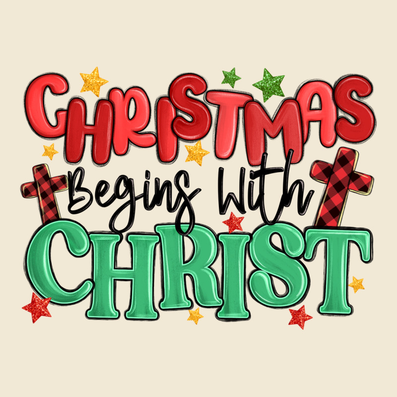 Christmas Begins With Christ Premium Tee by MaliasSmallBusiness | Teevron