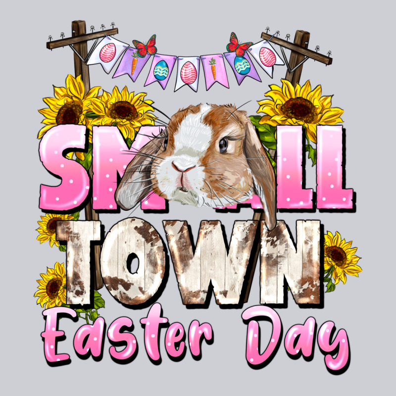 Small Town Easter Day Heavyweight Sweatshirt by CowGirlArtShop | Teevron