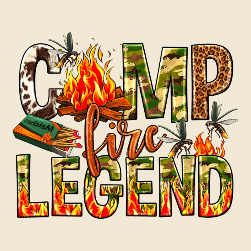 Camp Fire Legend Ladies Tee by NancyCooperArtShop | Teevron