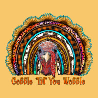 Gobble Till You Wobble Thanksgiving Rainbow Vintage Hoodie | Teevron