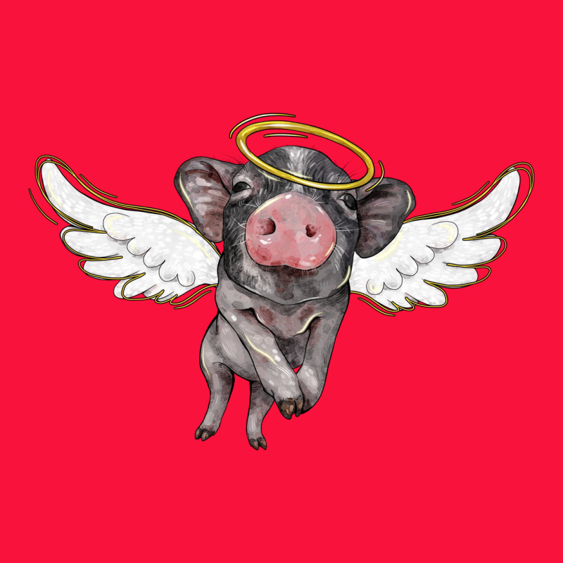 Angel Baby Pig Classic Tee by BarkalooDesign | Teevron