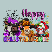 Happy Hallothanksmas Cows  Nancy Heavy Core Tee | Teevron