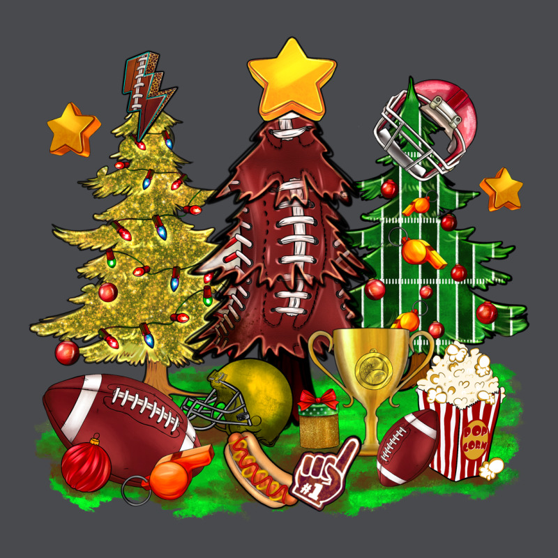 Christmas With American Football Trees Bbs Zipper Hoodie by BundleAndBundleShop | Teevron