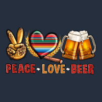 Peace Love Beer Bbs Zipper Hoodie | Teevron