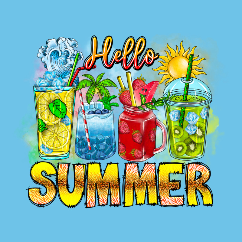 Hello Summer Premium Sweatshirt by CowhideDigitalArt | Teevron