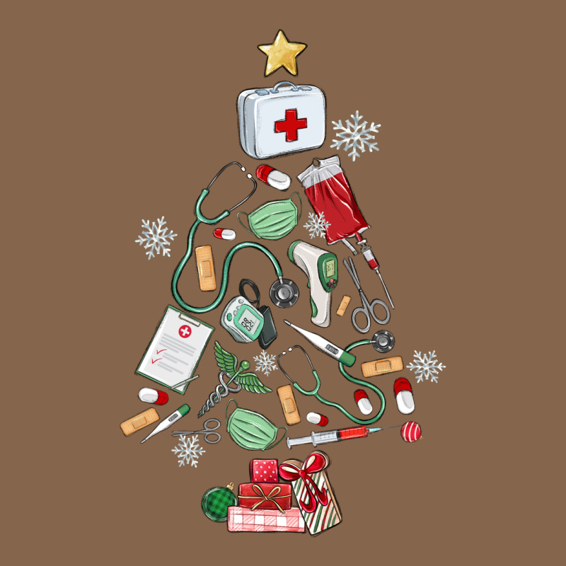 Nurse Christmas Tree Premium Tee by MaliasSmallBusiness | Teevron