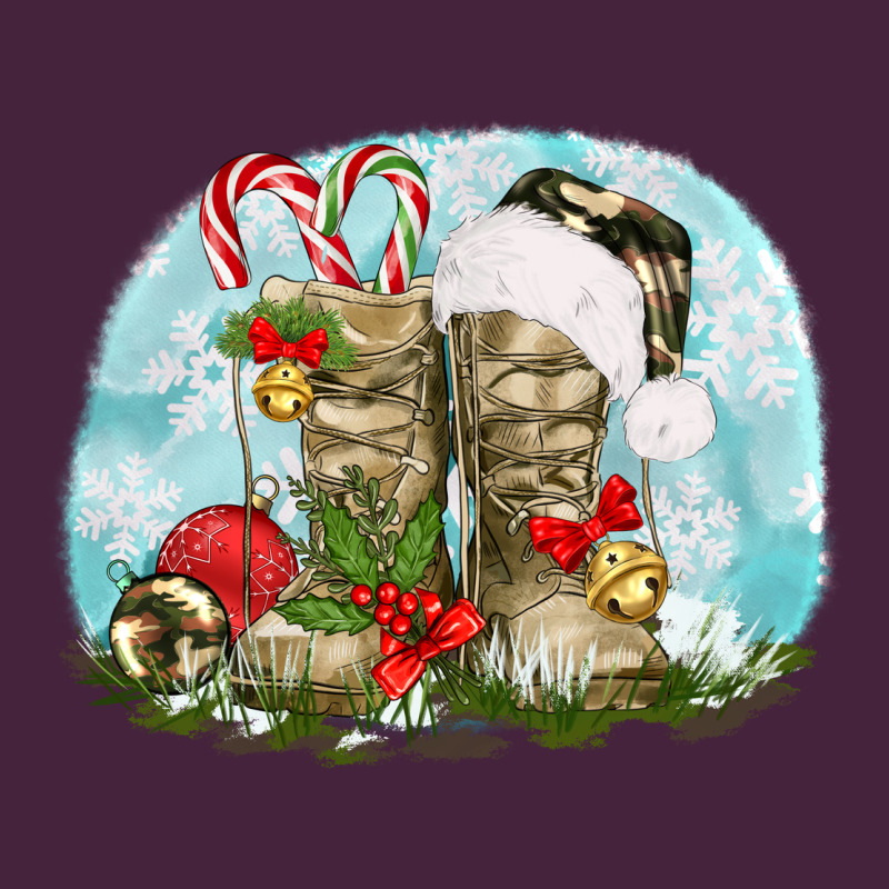 Army Boots Christmas Long Sleeve Tee by texasbilliewilder | Teevron