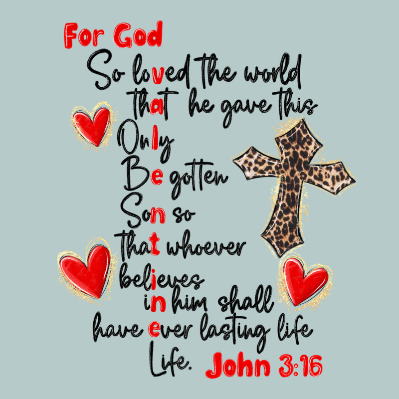For God So Loved The World Heavy Core Tee by MaliasSmallBusiness | Teevron