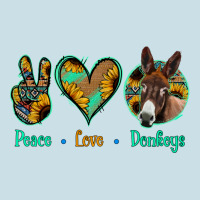 Peace Love Donkeys Ladies Tee | Teevron