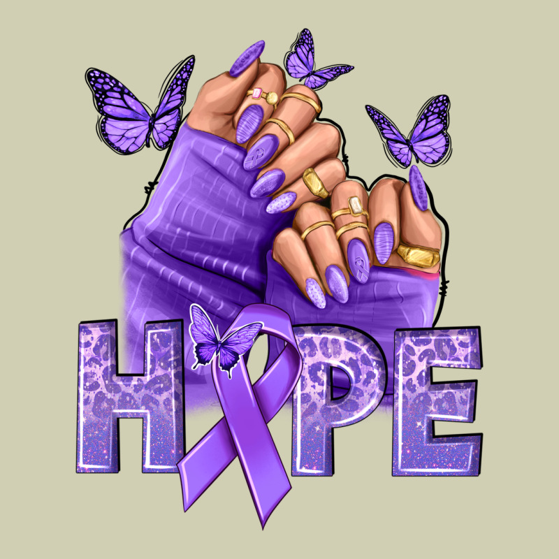 Hope All Cancers Nails Heavy Core Tee by NancyCooperArtShop | Teevron