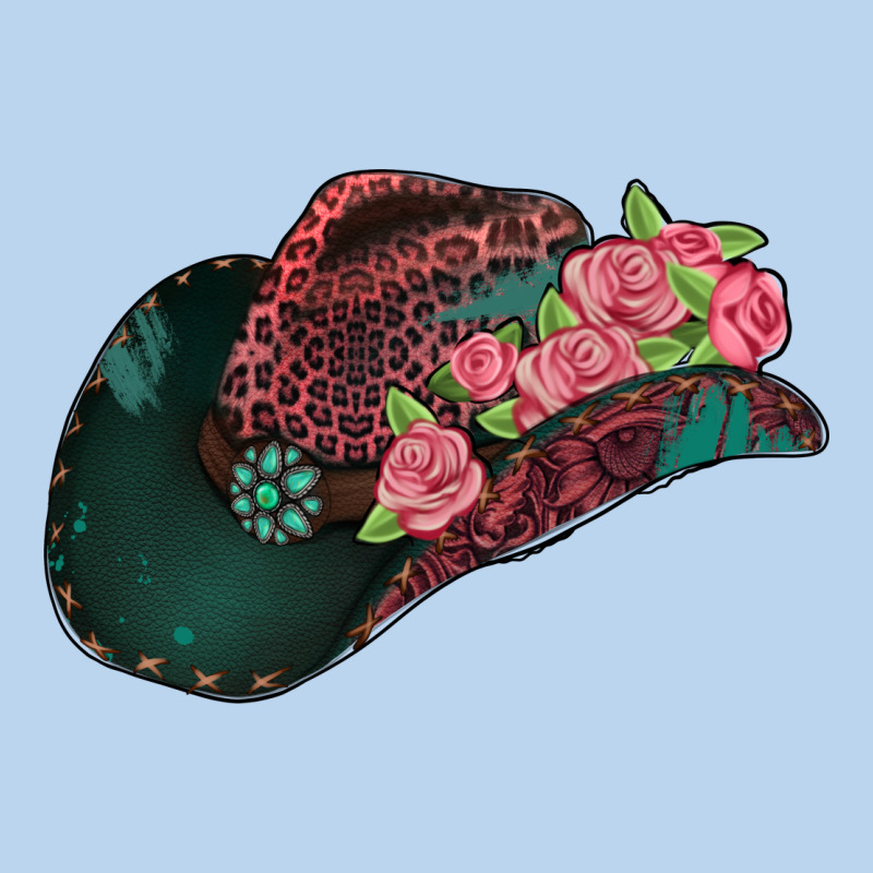 Leopard Flowers Cowboy Hat Classic Tee by Jasminsmagicworld | Teevron