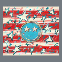 America Flag Smiley  Tumbler Heavyweight Sweatshirt | Teevron