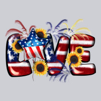 Love 4th Of July Heavyweight Sweatshirt | Teevron