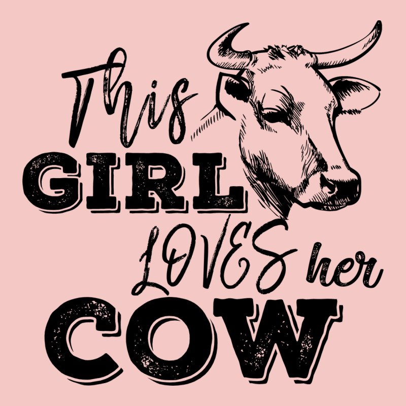 This Girl Loves Her Cow Urban Heavy Tee by Bettercallsaul | Teevron
