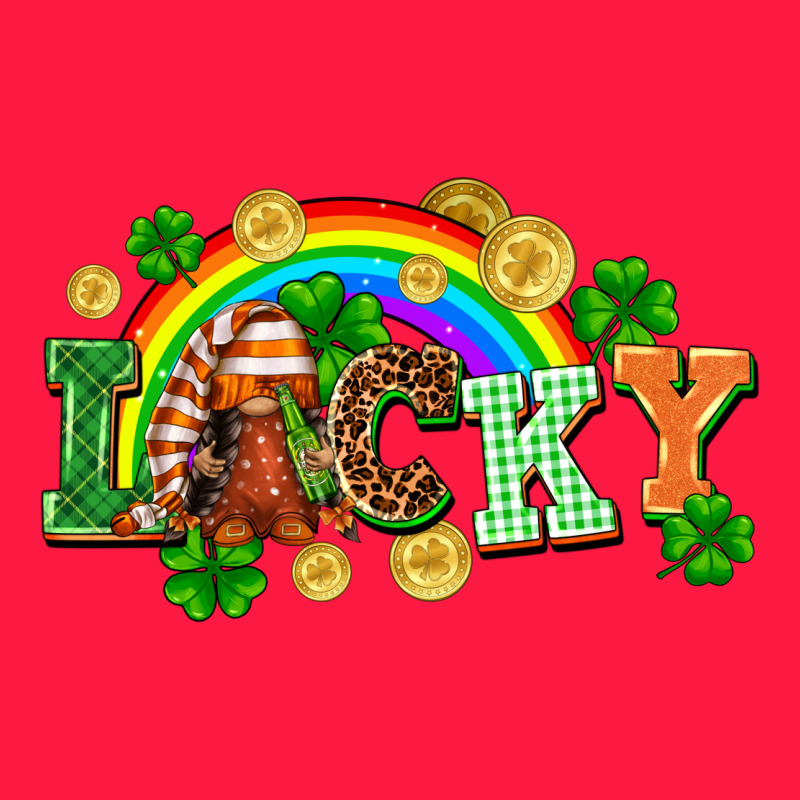 Lucky Gnome St. Patricks Day Zipper Hoodie by FaDigitalArtStudio | Teevron