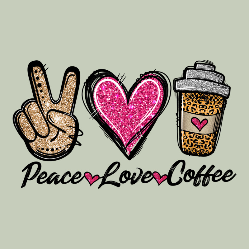 Peace Love Coffee Ladies Tee by Jasminsmagicworld | Teevron