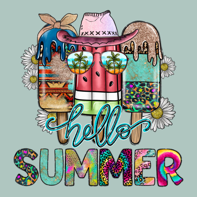 Hello Summer Premium Sweatshirt by CowhideDigitalArt | Teevron