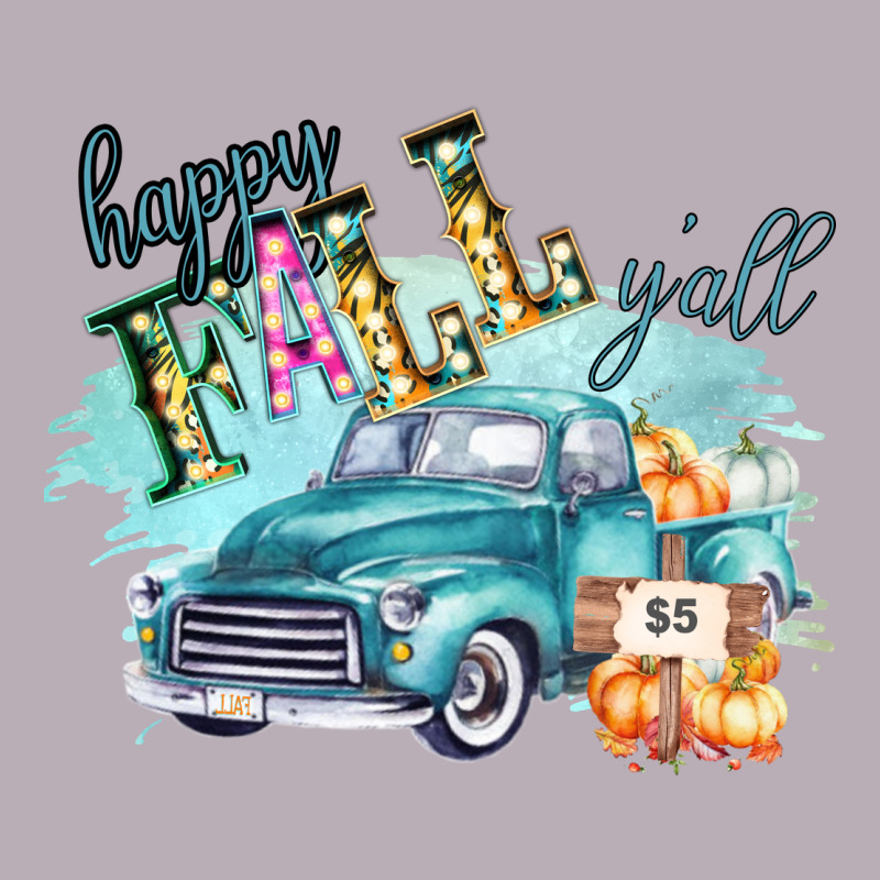 Happy Fall Yall Pumpkin Truck Shirt Vintage Tee by Bettercallsaul | Teevron