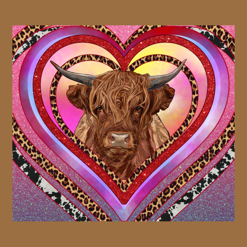 Highland Cow Valentine's Day Vintage Tee by RanaPortraitStore | Teevron