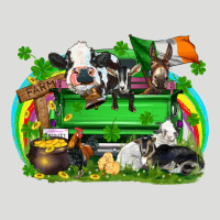 St. Patrick's Day Farm Animal Truck Zipper Hoodie | Teevron