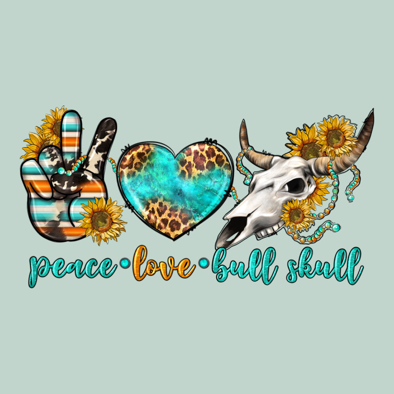 Peace Love Bull Skull Bbs Zipper Hoodie by BundleAndBundleShop | Teevron