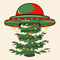 Ufo Christmas Pine Tree Vintage Hoodie | Teevron