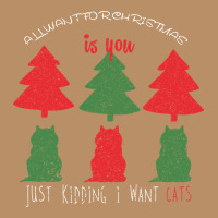 All Want For Christmas Is You Just Kidding I Want Cats Vintage Hoodie | Teevron