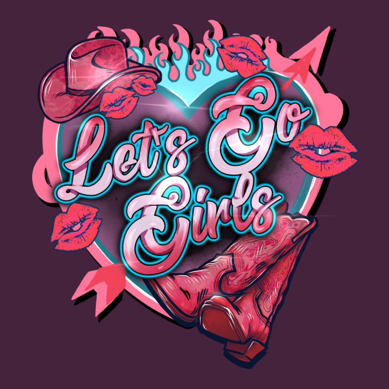 Lets Go Girls Pink Premium Tee by NancyCooperArtShop | Teevron
