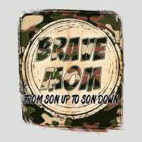 Brave Mom From Son Up To Son Down Mother's Day Zipper Hoodie | Teevron