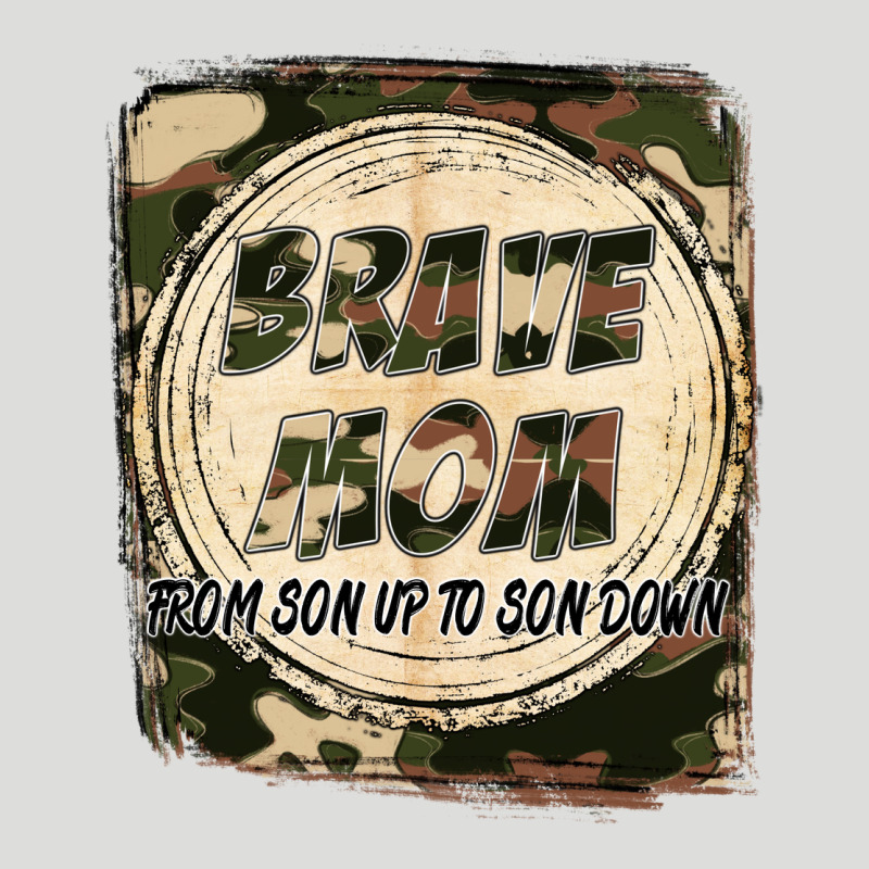Brave Mom From Son Up To Son Down Mother's Day Zipper Hoodie by FaDigitalArtStudio | Teevron
