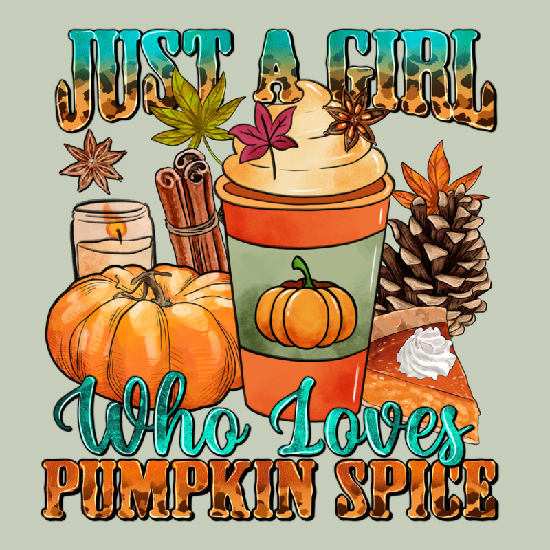 Just A Girl Who Loves Pumpkin Spice Long Sleeve Tee by NancyCooperArtShop | Teevron