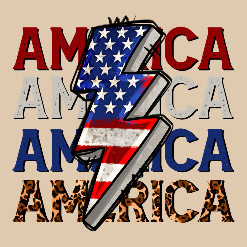 America With Lightning Bold Heavyweight Sweatshirt by CowGirlArtShop | Teevron