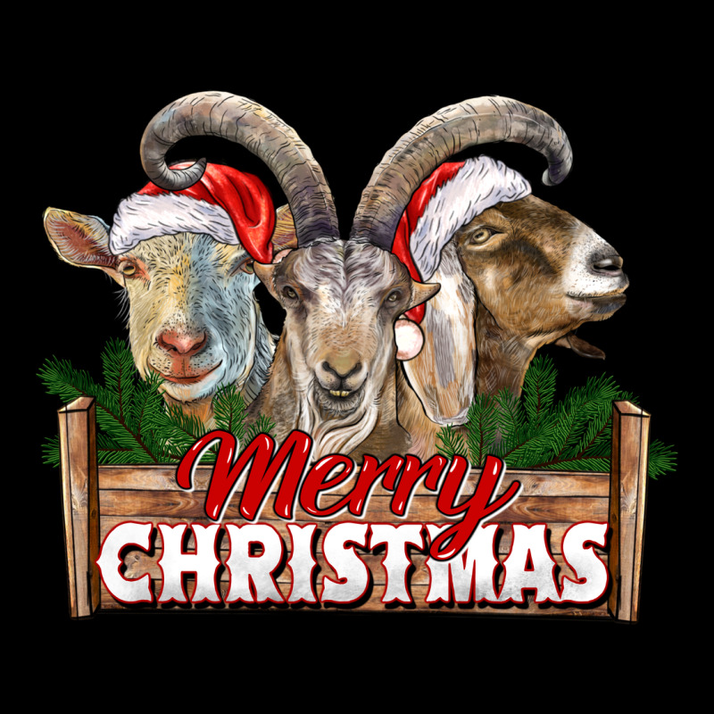 Merry Christmas Goats Premium Sweatshirt by LillyAllenDesigns | Teevron