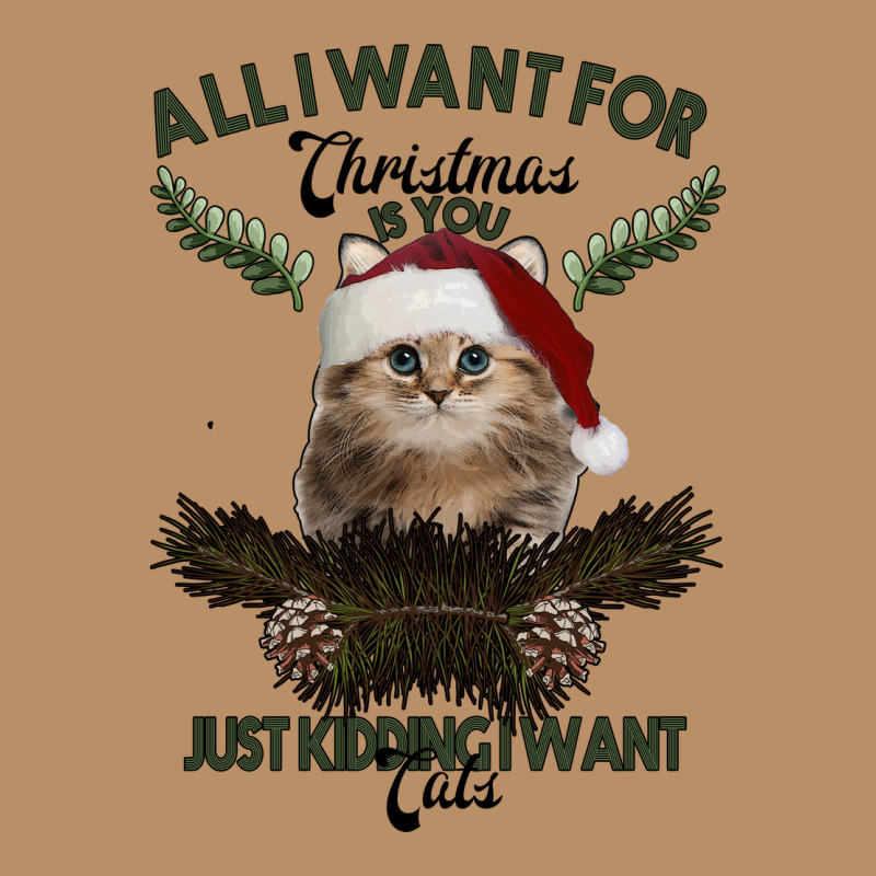All I Want For Christmas Is You Just Kidding I Want Cats Vintage Hoodie by Bettercallsaul | Teevron