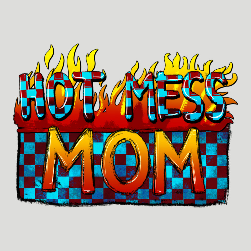 Hot Mess Mom Mother's Day Zipper Hoodie by FaDigitalArtStudio | Teevron