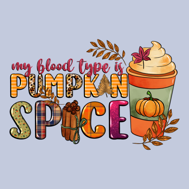 My Blood Type Is Pumpkin Spice Long Sleeve Tee by NancyCooperArtShop | Teevron