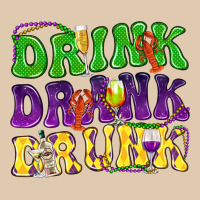 Drink Drank Drunk Mardi Gras Heavyweight Sweatshirt | Teevron