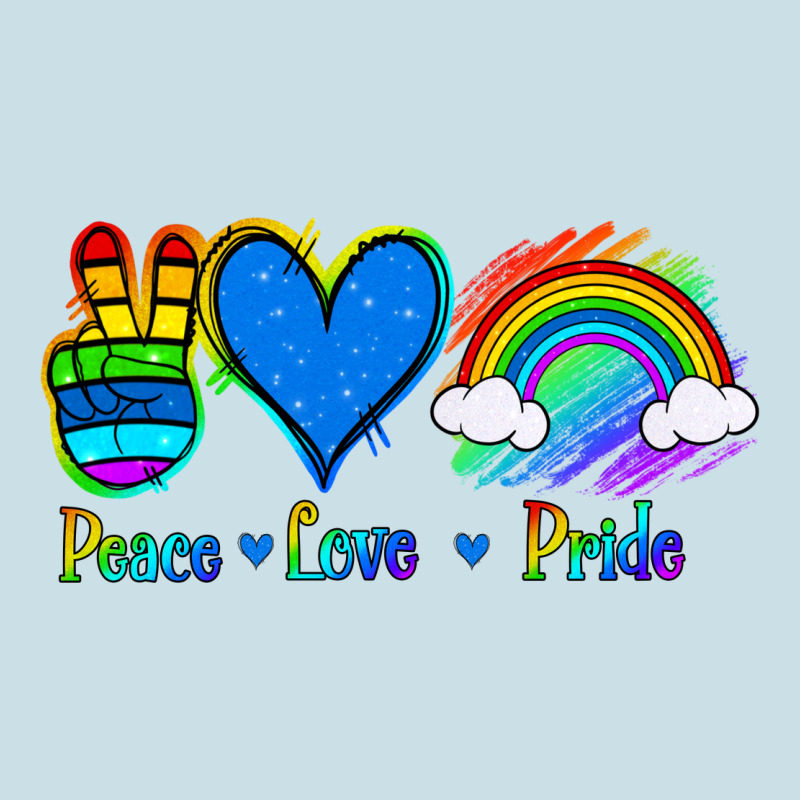 Peace Love Pride Ladies Tee by Jasminsmagicworld | Teevron
