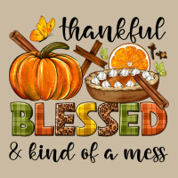 Thankful Blessed And Kind Of A Mess Long Sleeve Tee | Teevron