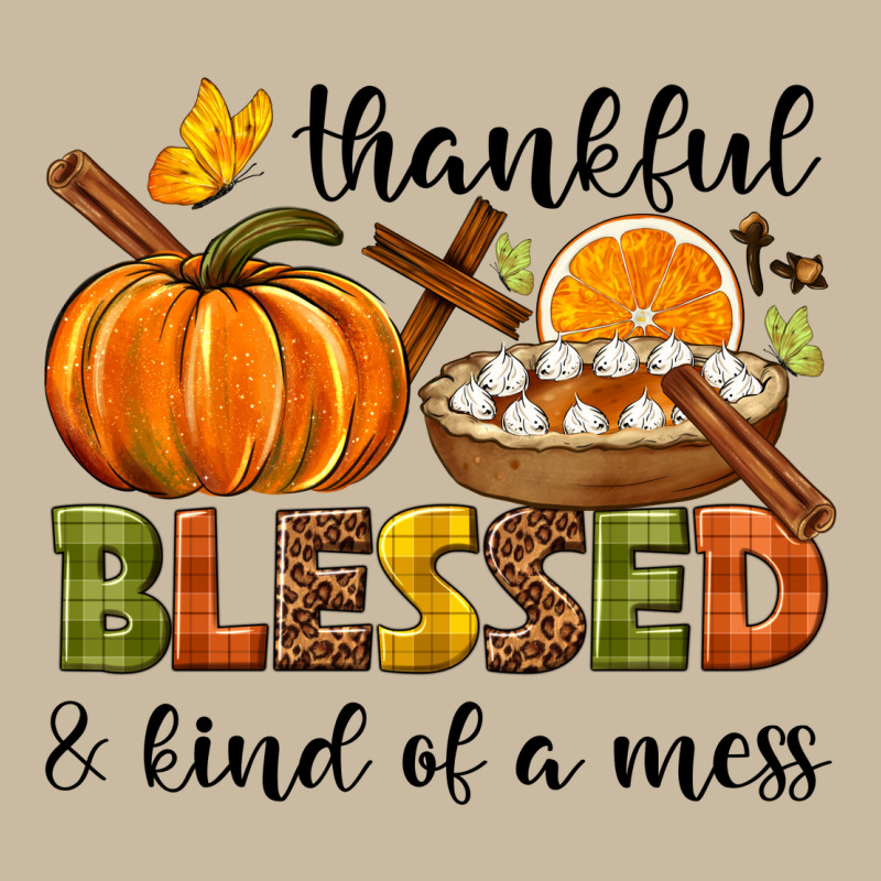 Thankful Blessed And Kind Of A Mess Long Sleeve Tee by NancyCooperArtShop | Teevron