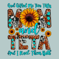 God Gifted Me Two Titles Mom And Teta And I Rock T Heavy Core Tee | Teevron