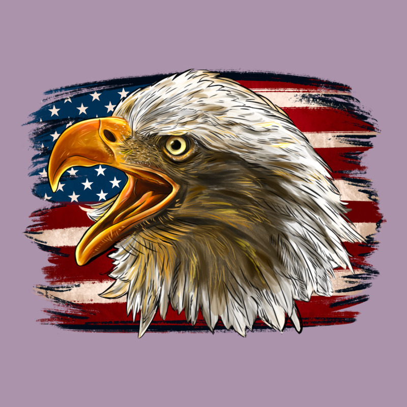 Western American Flag Eagle Heavyweight Hoodie by LillyAllenDesigns | Teevron